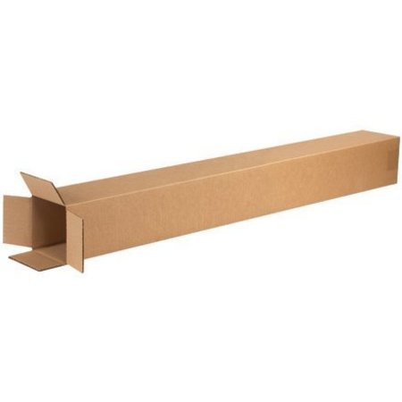 BOX PACKAGING Tall Cardboard Corrugated Boxes, 4"L x 4"W x 38"H, Kraft 4438